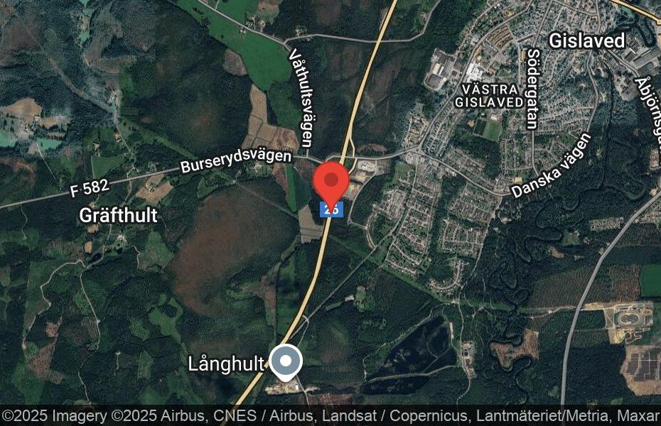 Händelseplats, Google Maps